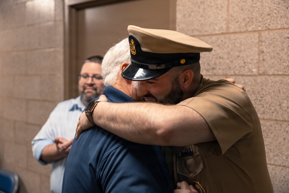 Radioman 1st Class Mark Hardy Receives Long-Overdue Navy and Marine Corps Achievement Award