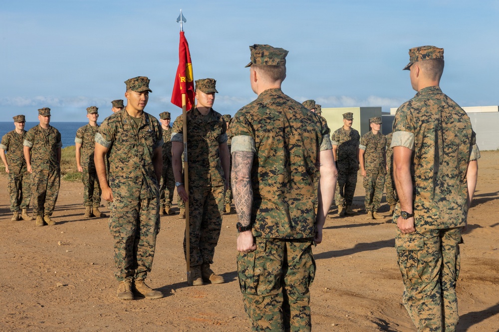 1st Recon Change of Command