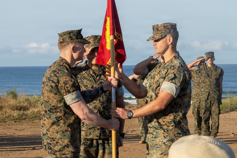 1st Recon Change of Command