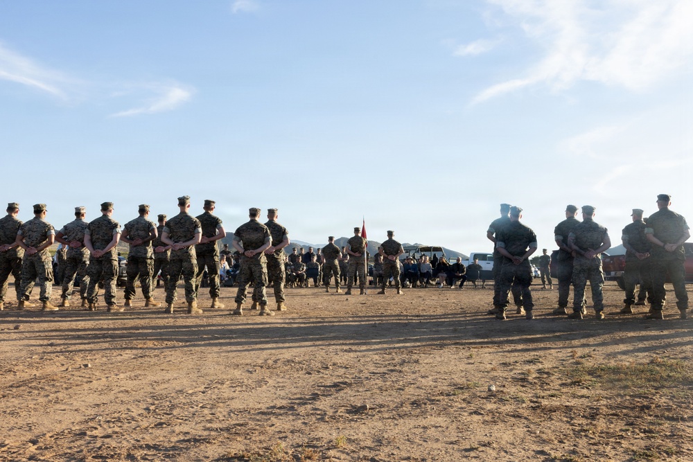 1st Recon Change of Command