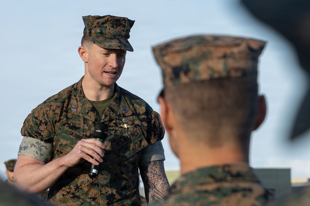 1st Recon Change of Command