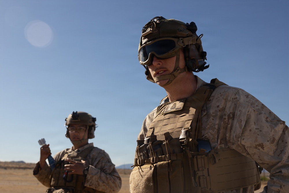 2nd Marine Division conduct mortar drills at Marine Corps Air Ground Combat Center