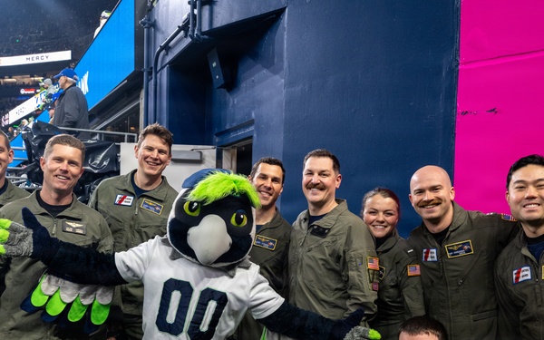 Air Station Astoria Members Honored Following December 2025 Floods at Seahawks vs Rams