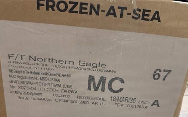 Coast Guard Cutter Waesche Seizes over $65,000 in unreported pollock roe in Dutch Harbor