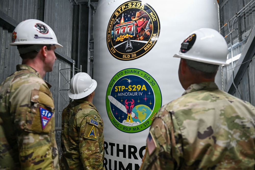 VSFB Leadership Visit SLC-8 MInotaur IV site