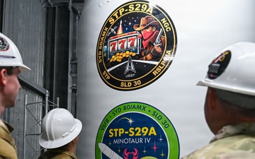 VSFB Leadership Visit SLC-8 MInotaur IV site