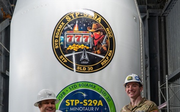 VSFB Leadership Visit SLC-8 MInotaur IV site