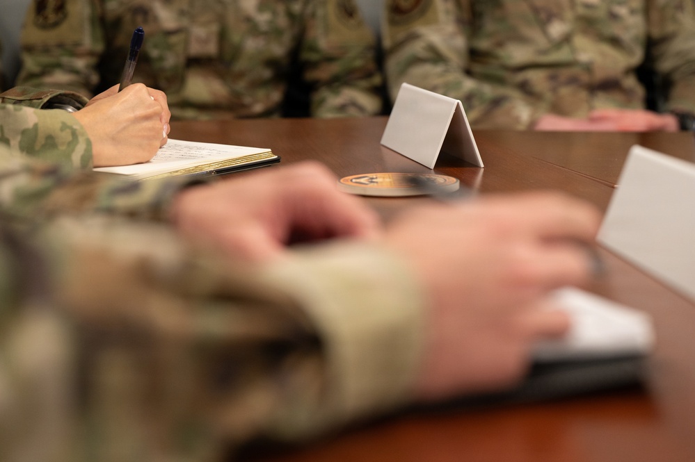 Retired U.S. Air Force Lt. Gen. David Deptula speaks to ALS