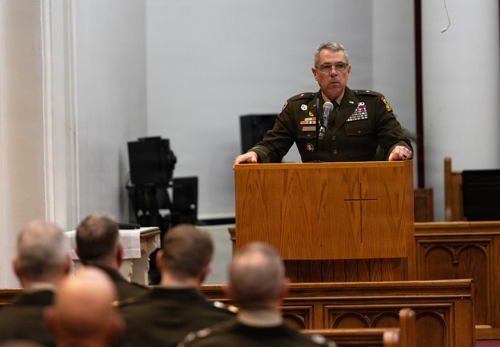 Fort Knox celebrates Easter Sunday with sunrise Main Post Chapel service