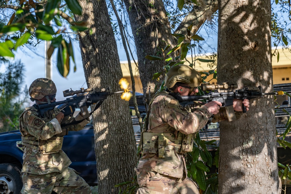 Airmen advance through capstone exercise at Moody AFB