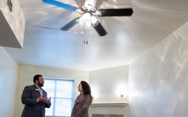 Dr. Bonie Wolfe visits Joint Base San Antonio-Randolph