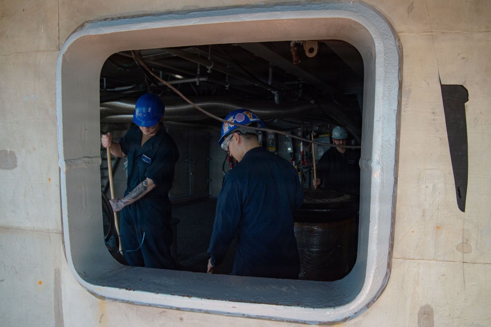 USS Ronald Reagan (CVN 76) Sailors Conduct Daily Operations