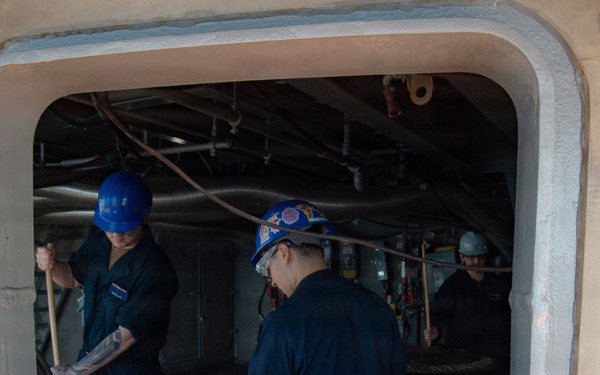 USS Ronald Reagan (CVN 76) Sailors Conduct Daily Operations