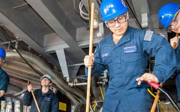 USS Ronald Reagan (CVN 76) Sailors Conduct Daily Operations