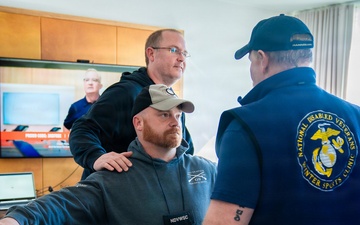 Marine Corps Veteran Embraces First Winter Sports Clinic