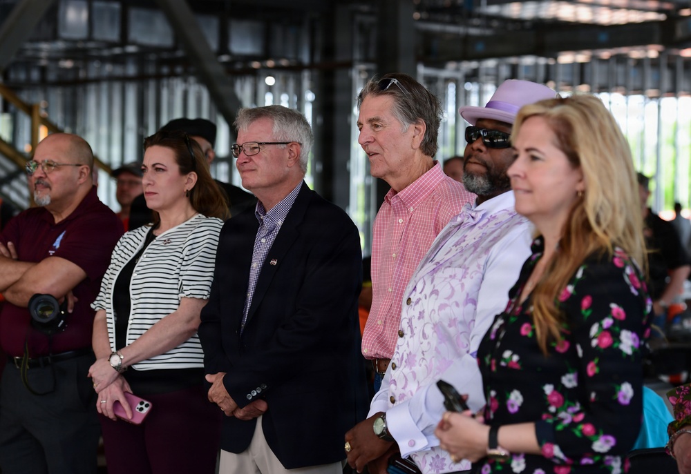 Final steel beam raised on Mississippi Cyber and Technology Center structure