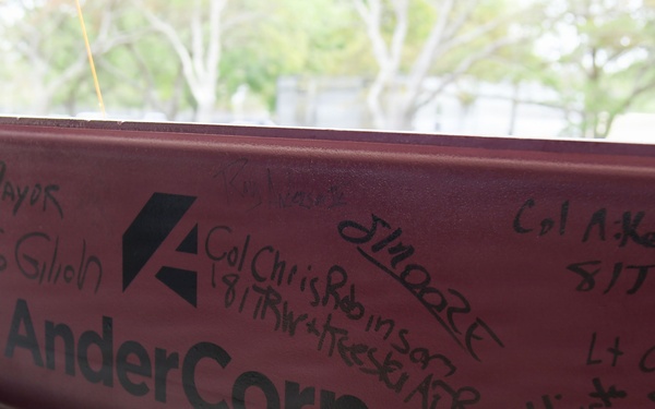 Final steel beam raised on Mississippi Cyber and Technology Center structure