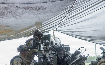 320th Field Artillery Conducts Live Fire During JRTC Rotation