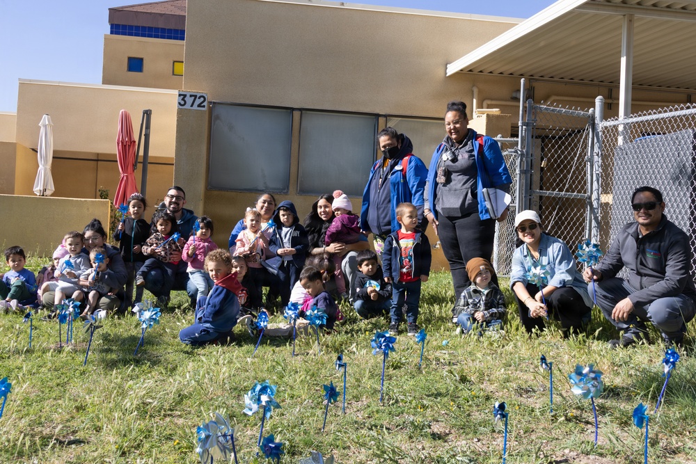 Pin Wheels for Child Abuse Prevention Month