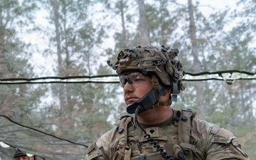 Spc. Barnhart Supports Fire Direction Operations During JRTC