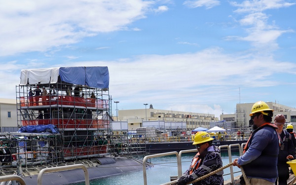 Pearl Harbor Naval Shipyard Undocks USS Colorado
