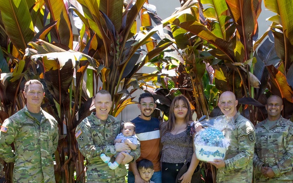Tripler Army Medical Center celebrates 25th Infantry Division milestone baby