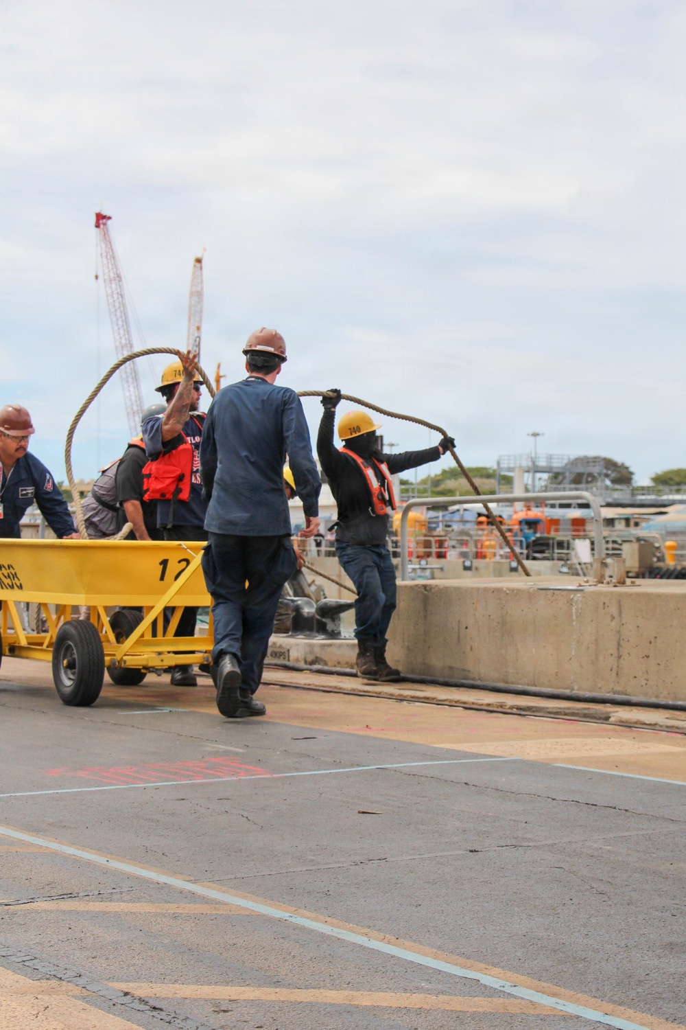 Pearl Harbor Naval Shipyard Undocks USS Colorado