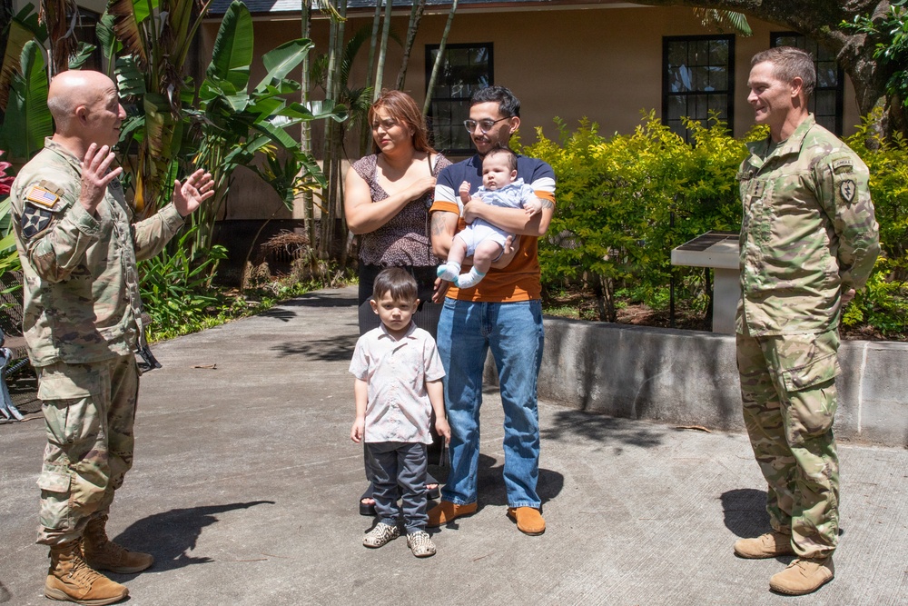 Tripler Army Medical Center celebrates 25th Infantry Division milestone baby