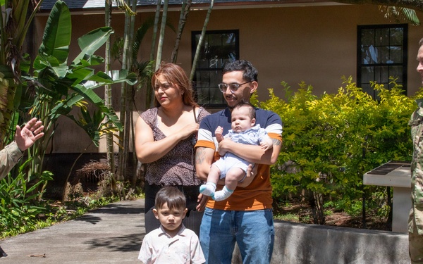 Tripler Army Medical Center celebrates 25th Infantry Division milestone baby