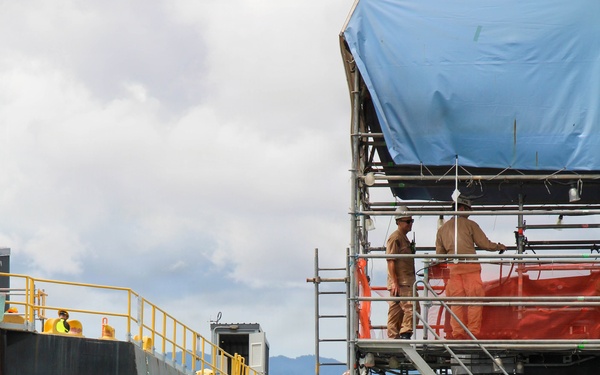 Pearl Harbor Naval Shipyard Undocks USS Colorado