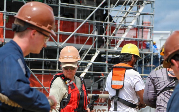 Pearl Harbor Naval Shipyard Undocks USS Colorado