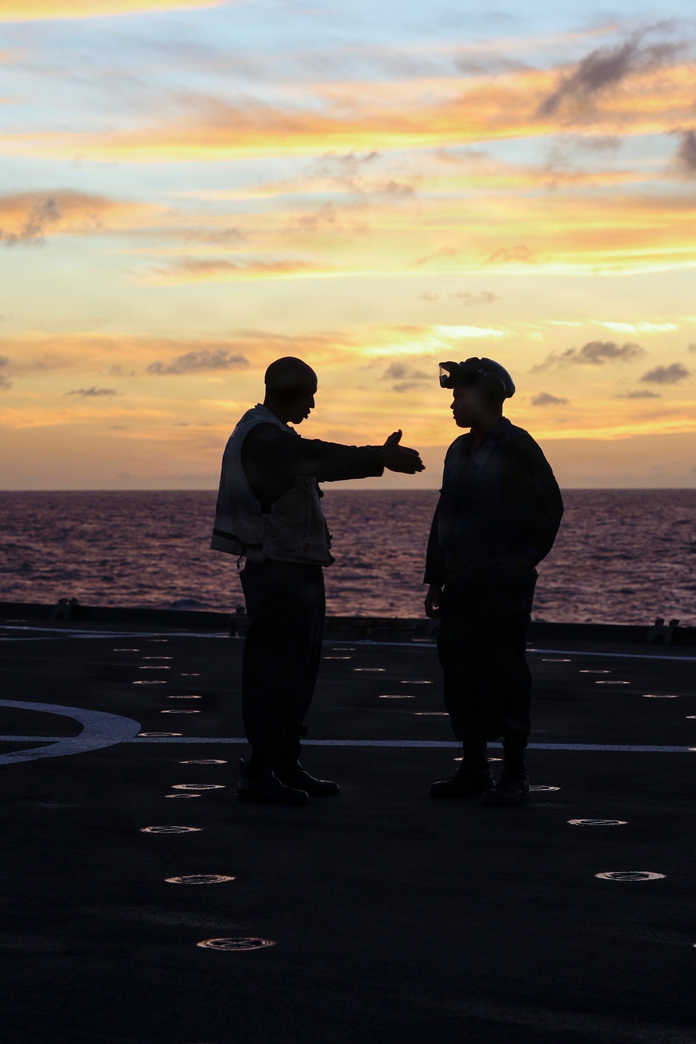 Comstock Conducts Flight Quarters