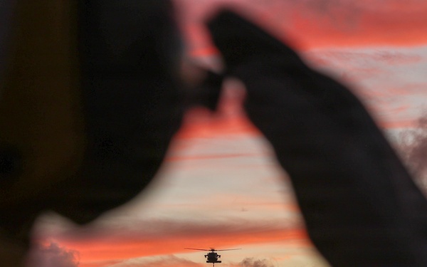 Comstock Conducts Flight Quarters