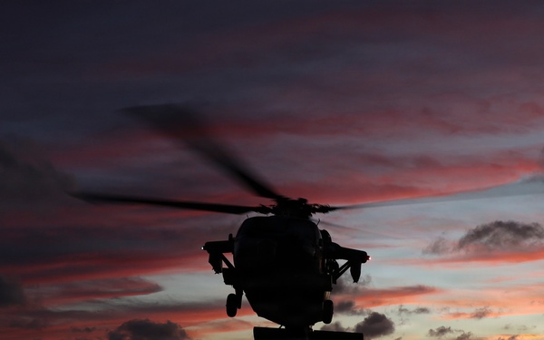 Comstock Conducts Flight Quarters