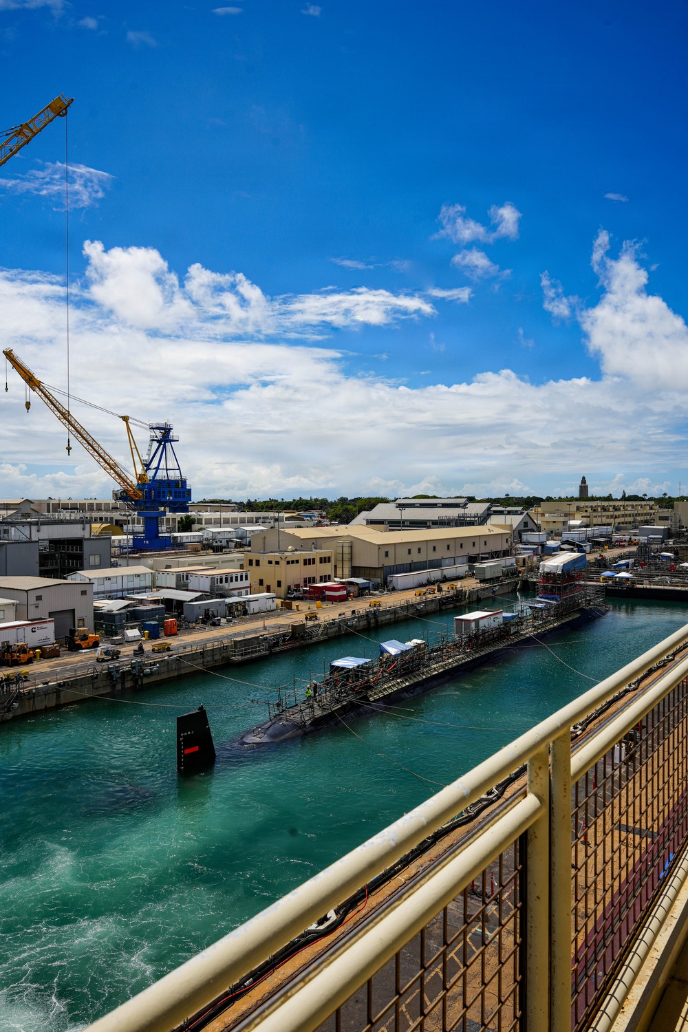 Pearl Harbor Naval Shipyard Undocks USS Colorado