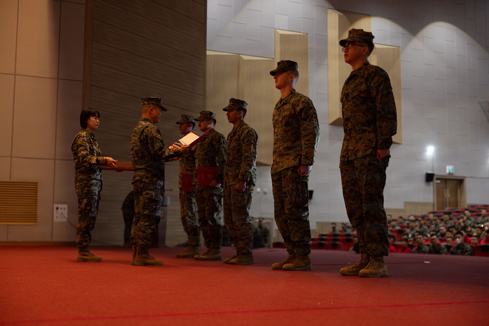 KMEP 26.1 | ROK Marines Present Awards to 12th LCT Charlie Company