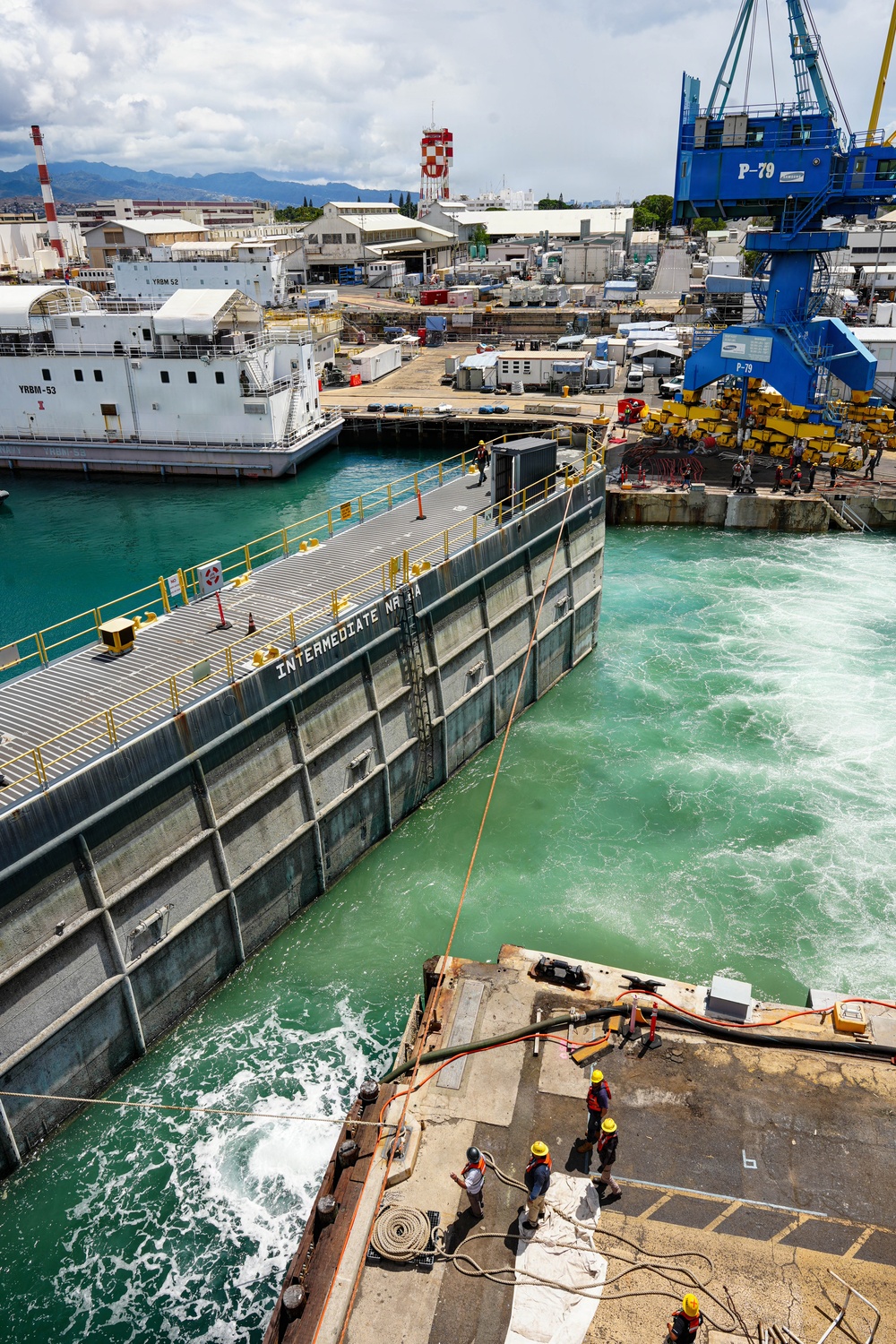 Pearl Harbor Naval Shipyard Undocks USS Colorado
