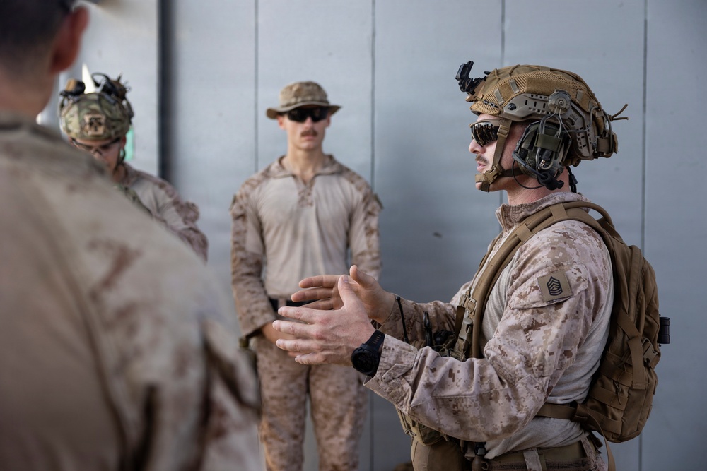 11th MEU Marines Conduct Marksmanship Training Aboard USS Boxer