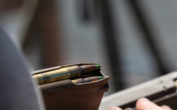11th MEU Marines Conduct Marksmanship Training Aboard USS Boxer