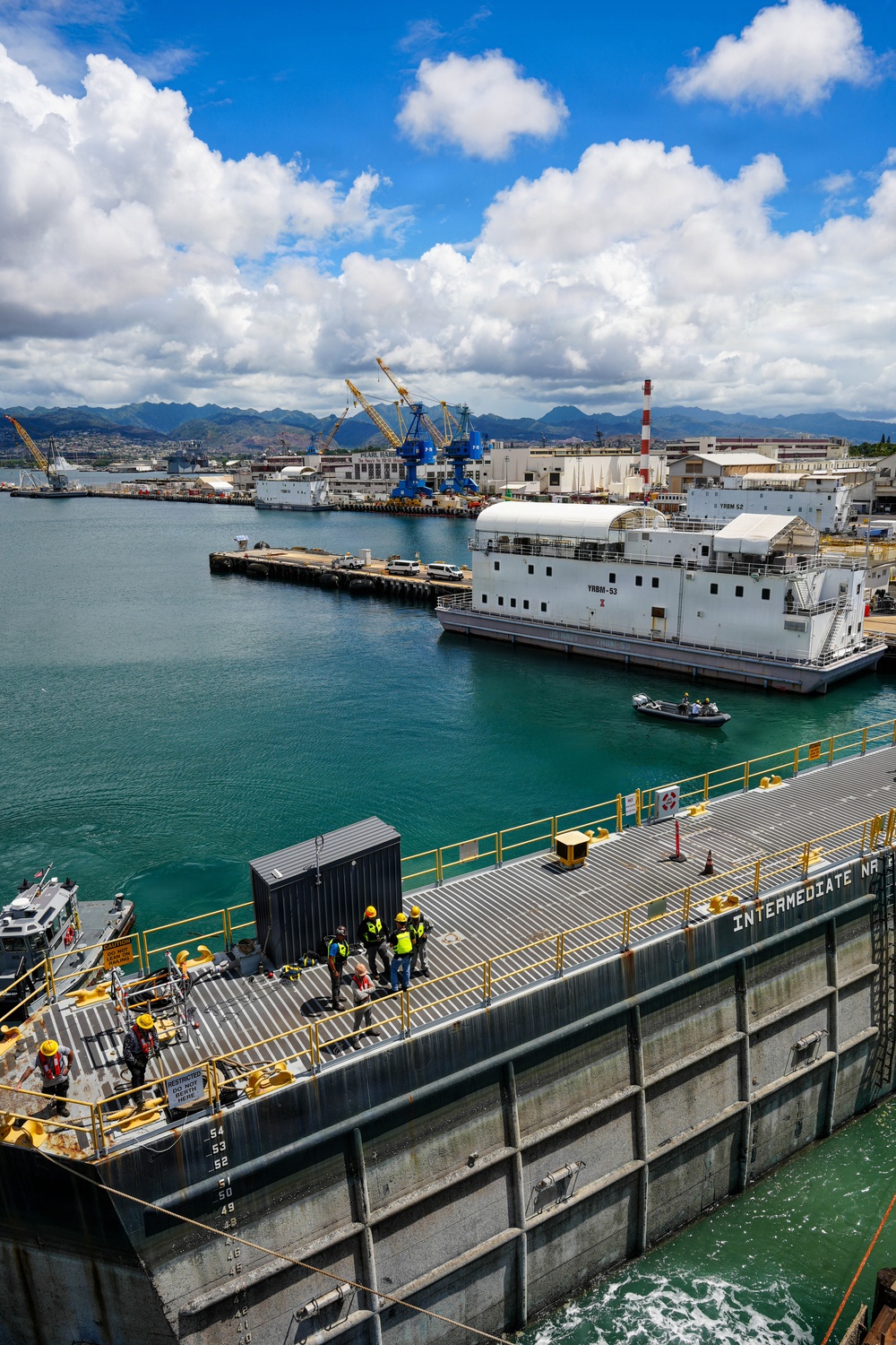 Pearl Harbor Naval Shipyard Undocks USS Colorado