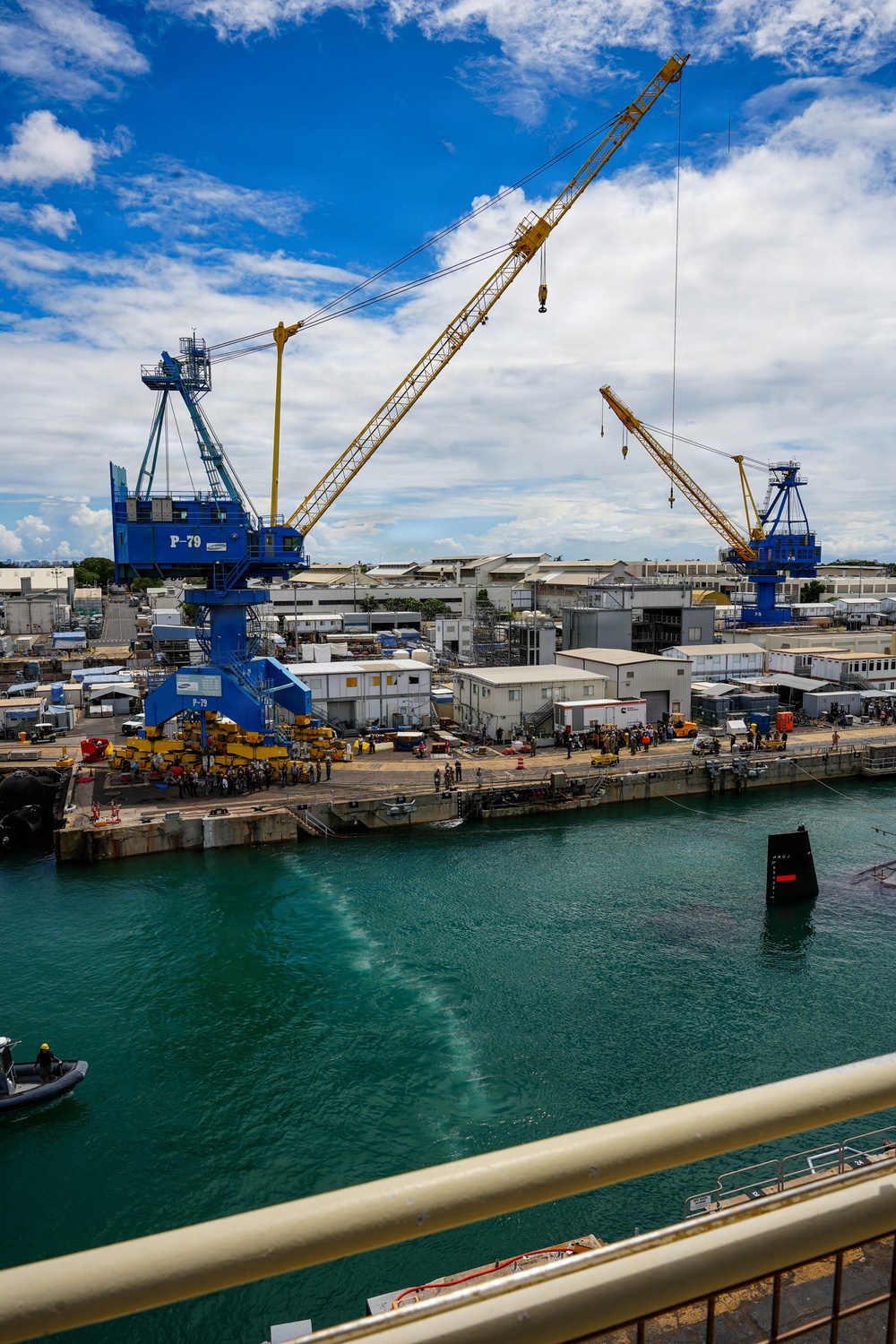 Pearl Harbor Naval Shipyard Undocks USS Colorado