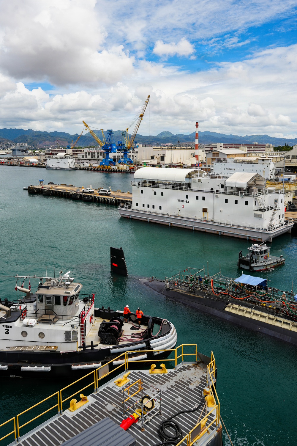 Pearl Harbor Naval Shipyard Undocks USS Colorado