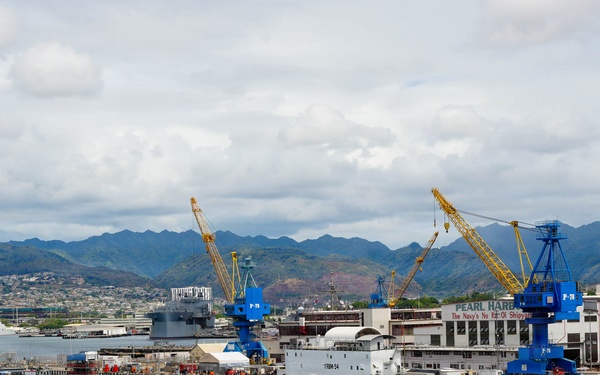 Pearl Harbor Naval Shipyard Undocks USS Colorado