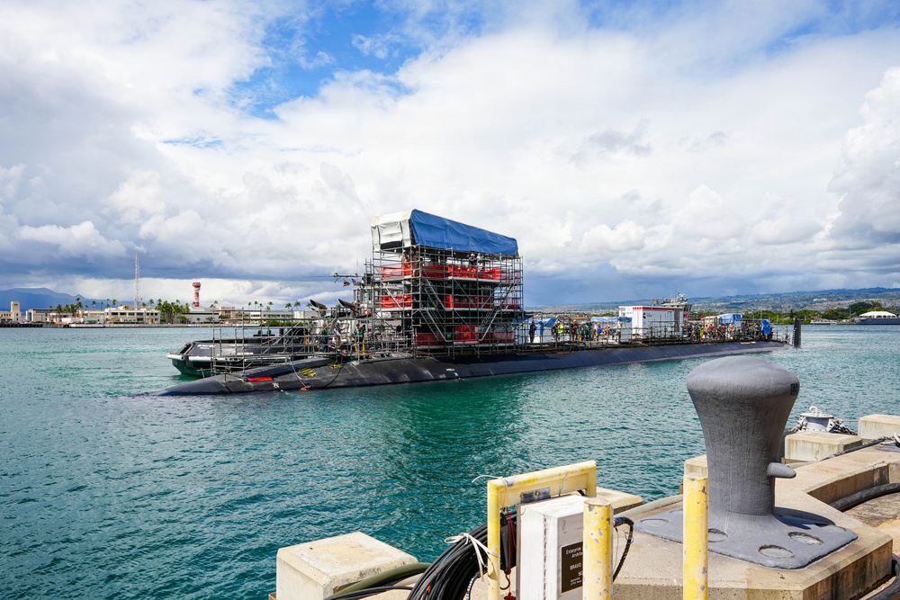 Pearl Harbor Naval Shipyard Undocks USS Colorado