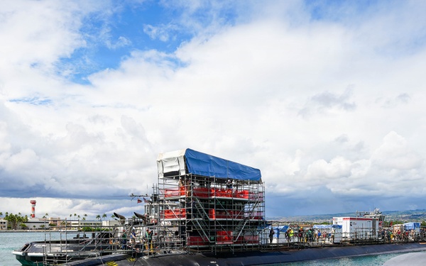 Pearl Harbor Naval Shipyard Undocks USS Colorado