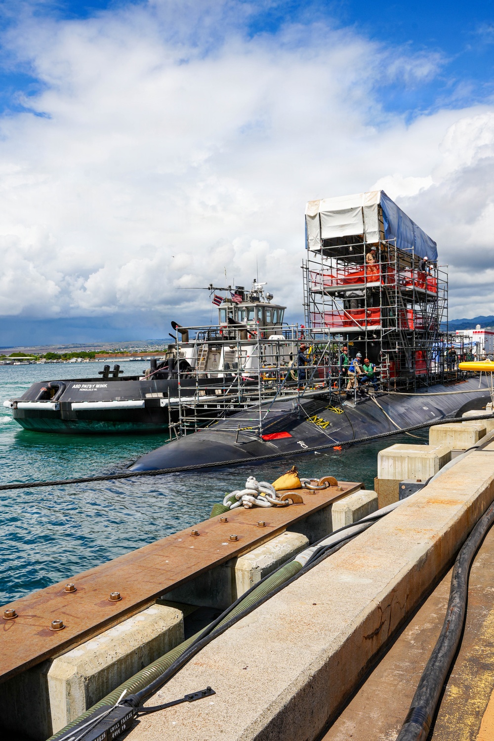 Pearl Harbor Naval Shipyard Undocks USS Colorado
