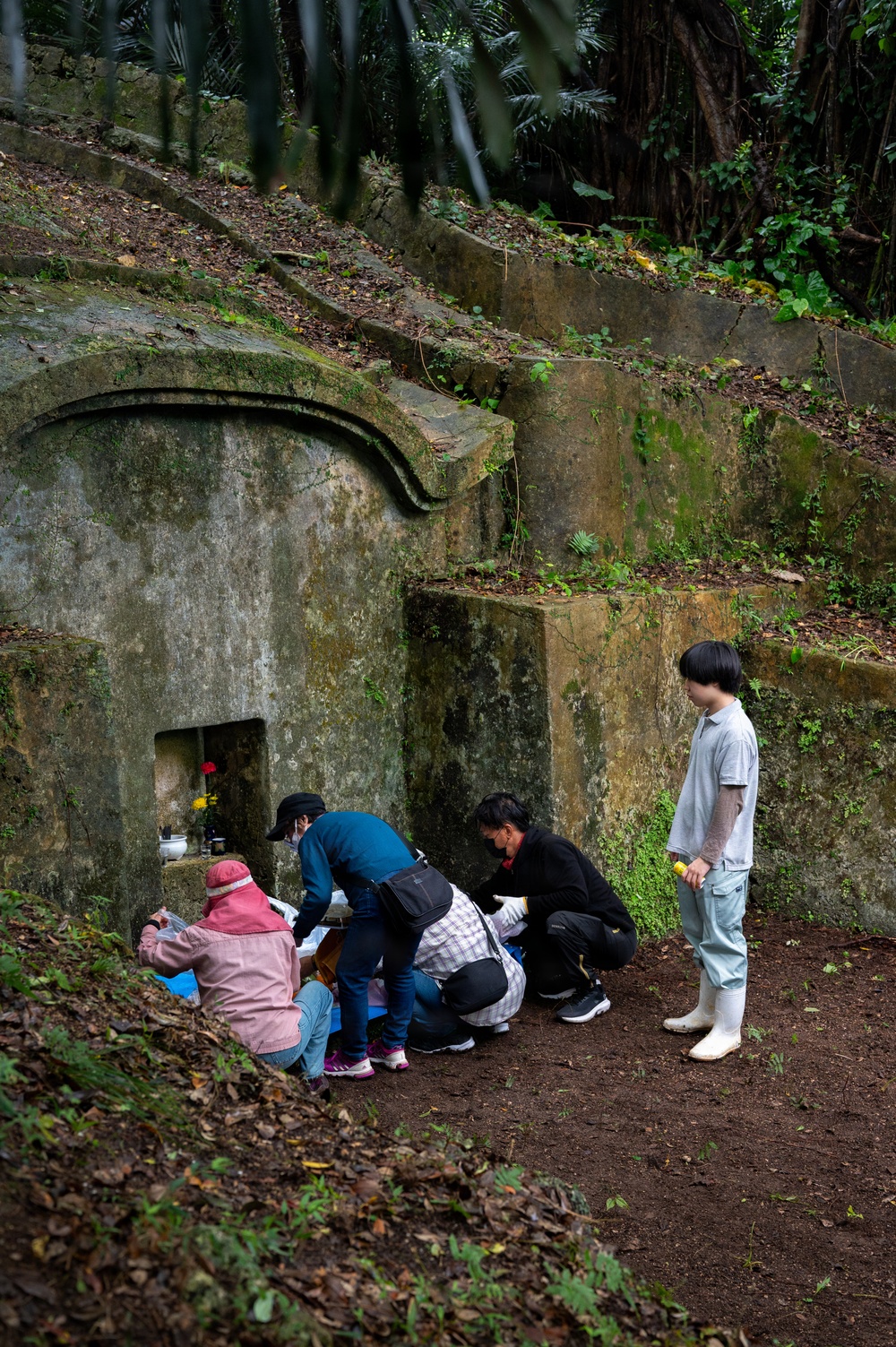 Local community honors ancestors during Shimi at Kadena