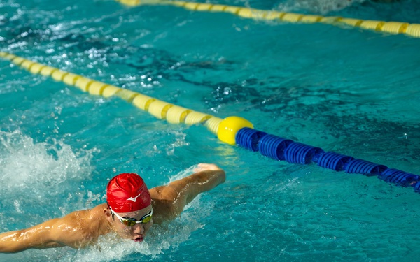 Kadena youth athletes make a splash during swim meet cultural exchange