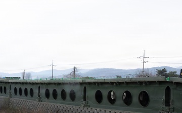 Building toward the future! U.S. and ROK Army Engineer units meet to assess a tactical bridge prototype at Yangpyeong, South Korea