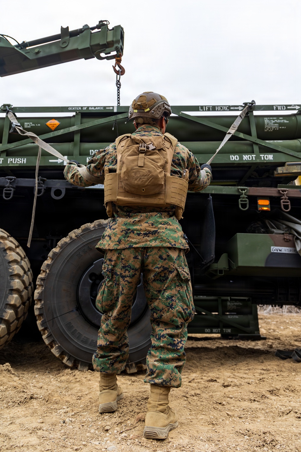 U.S. Marines with 3/12 Conduct HIMARS Live-Fire Range